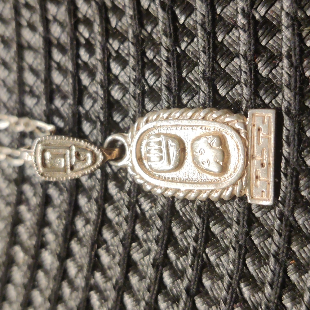 Sterling ORO MAYA GLYPHS NECKLACE